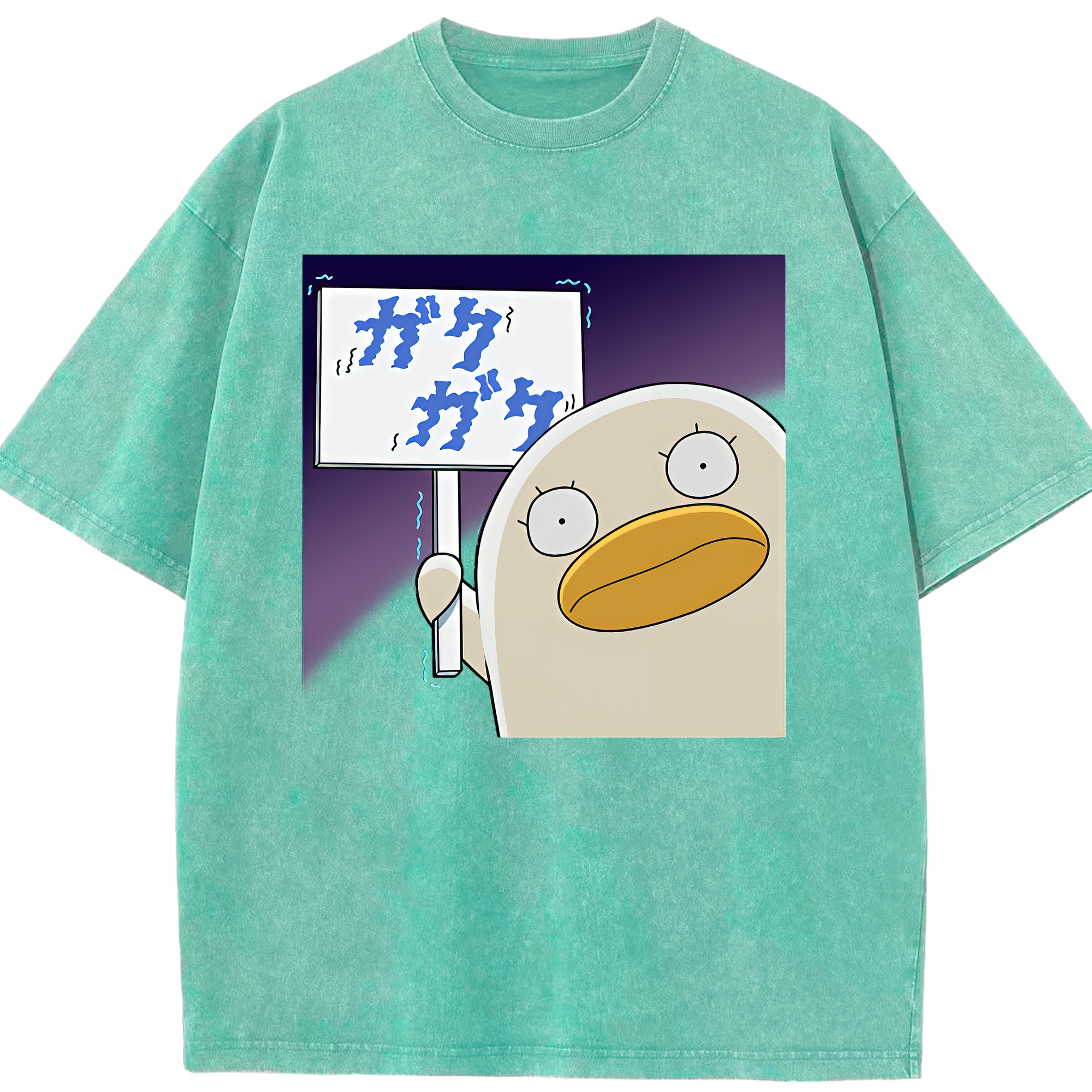（画像用） ぎんたま 坂田銀時（さかたぎんとき） 神楽 志村新八（しむら しんぱち） GINTAMA Sakata Gintoki Kagura Shimura Shinpachi 綿100% ヴィンテージ風 半袖Tシャツ（フロントプリント）